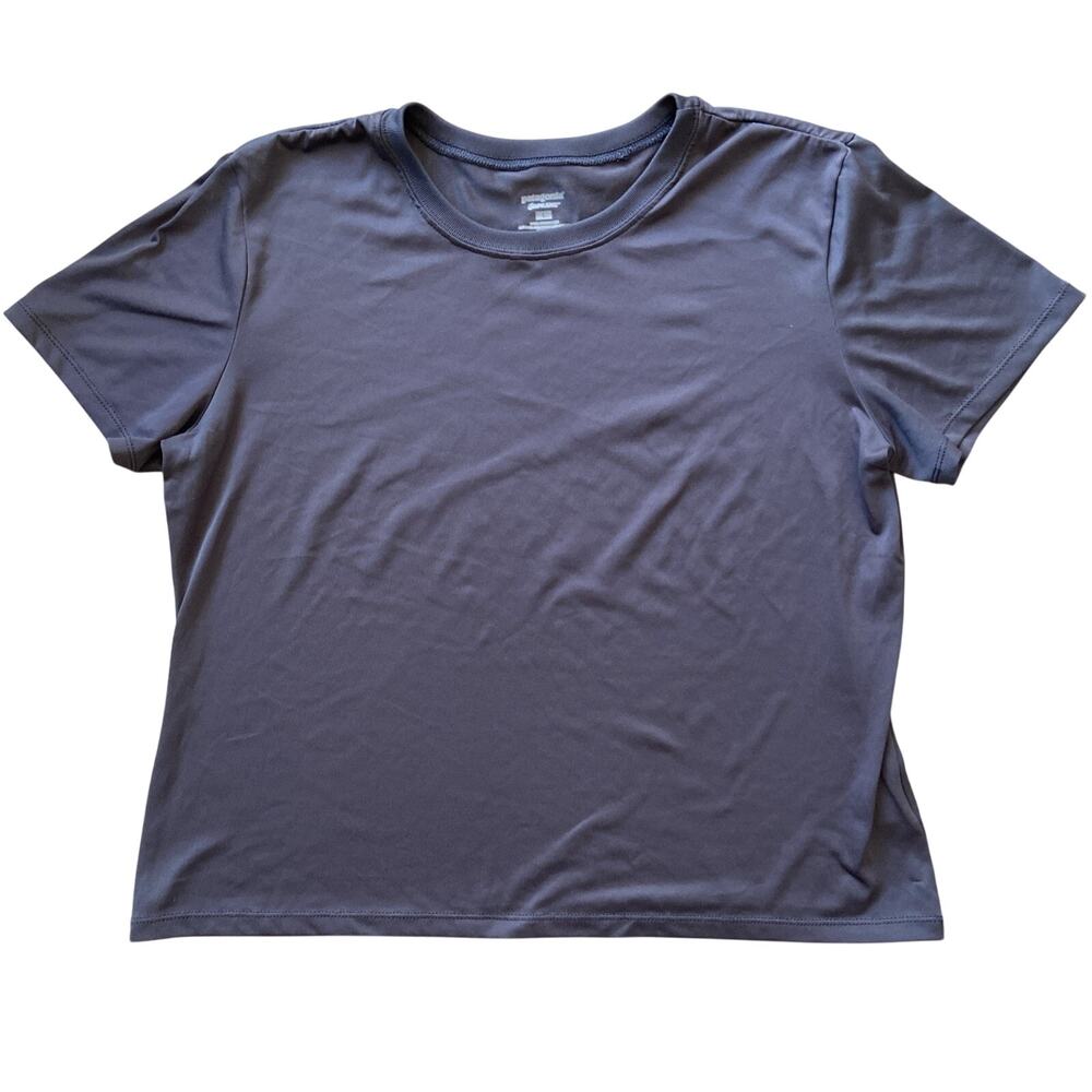 Patagonia Capilene T-Shirt Women Sz L Black